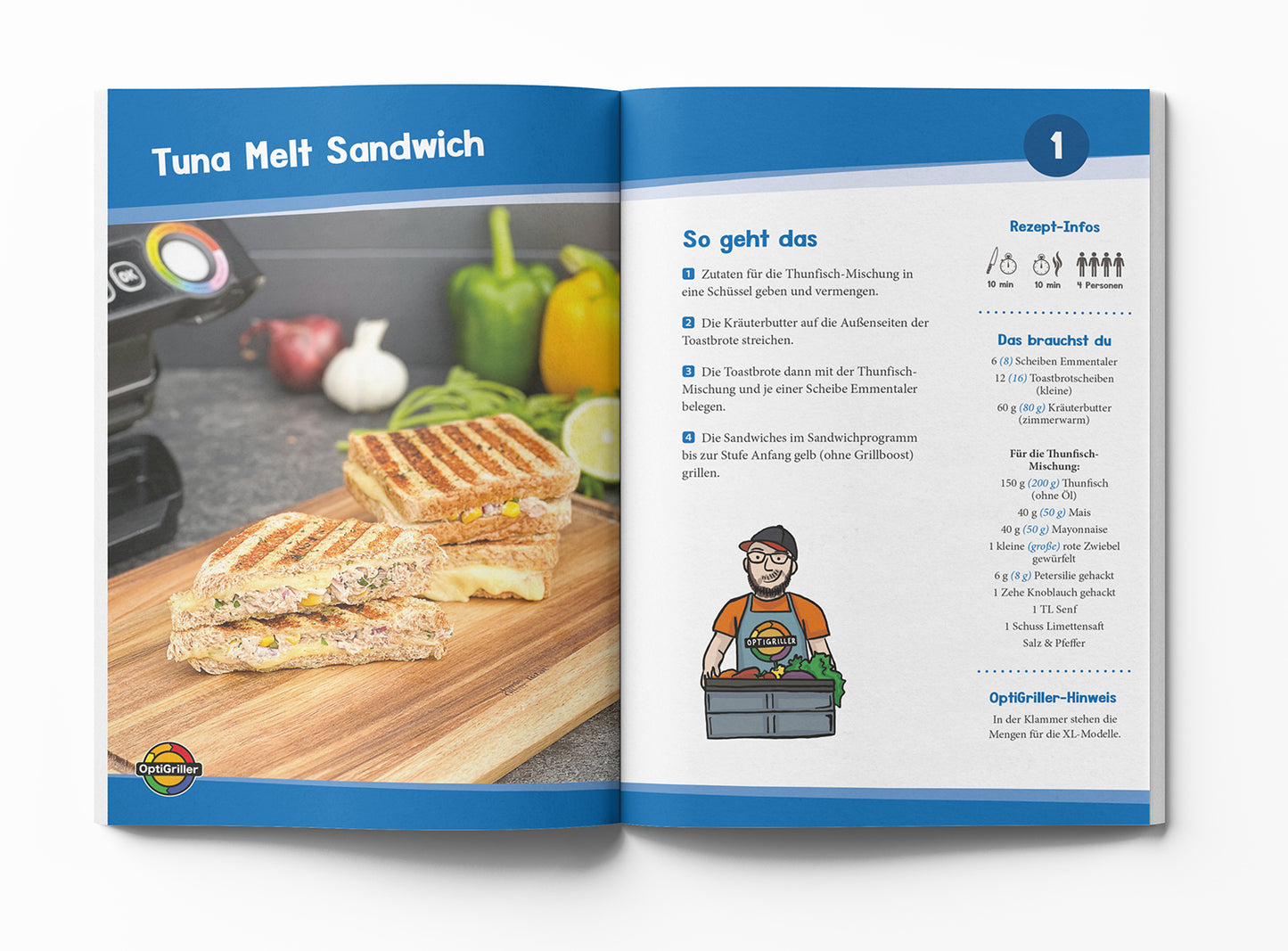 OptiGrillen - Schnelle Rezepte