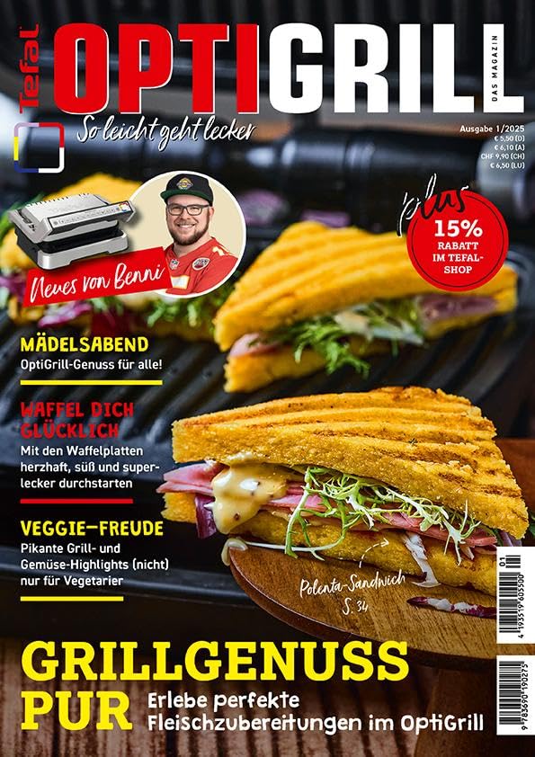 OptiGrill Magazin Ausgabe 1/2025- Grillgenuss pur
