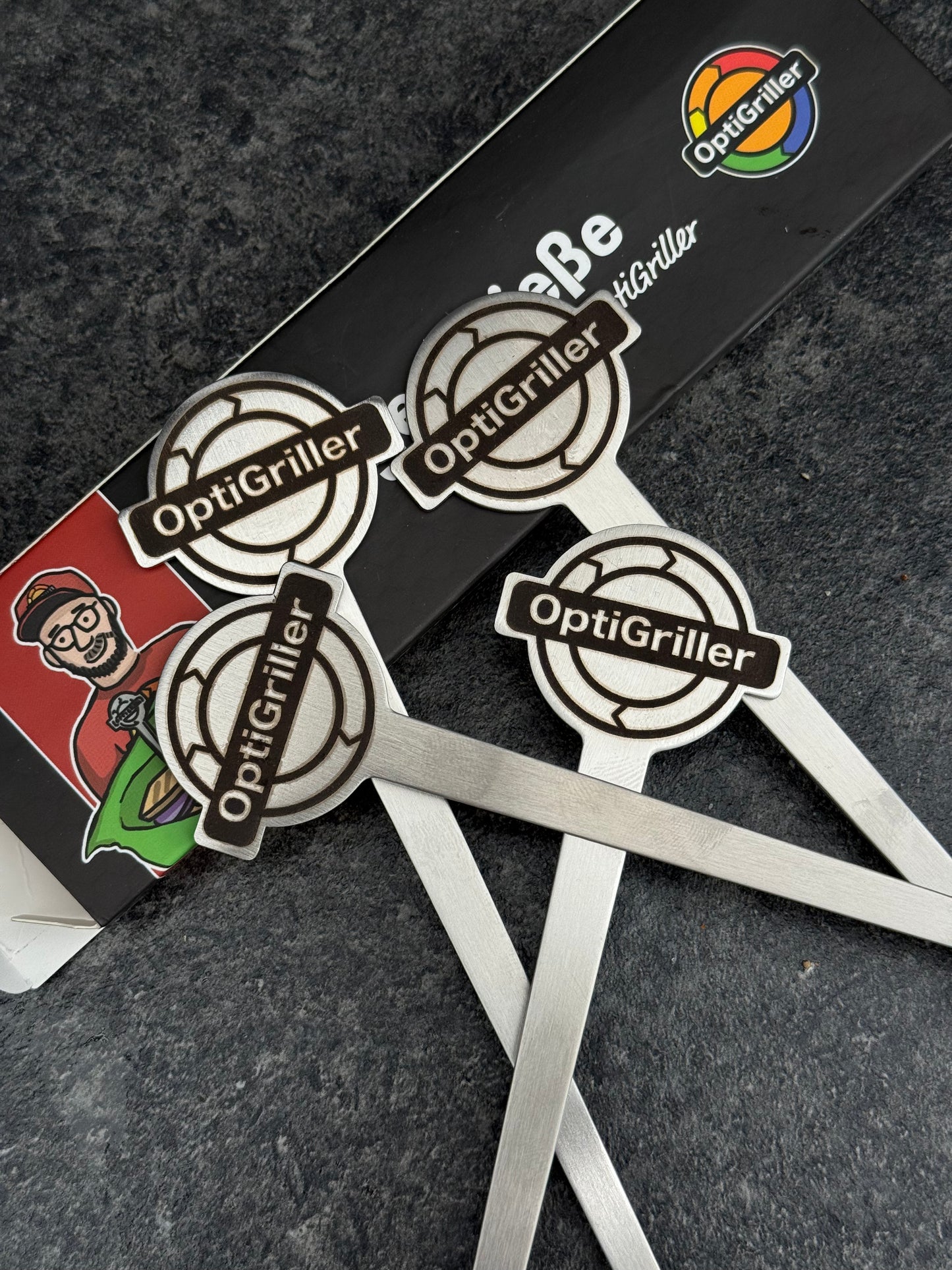 OptiGriller Burgerspieße 4er-Set