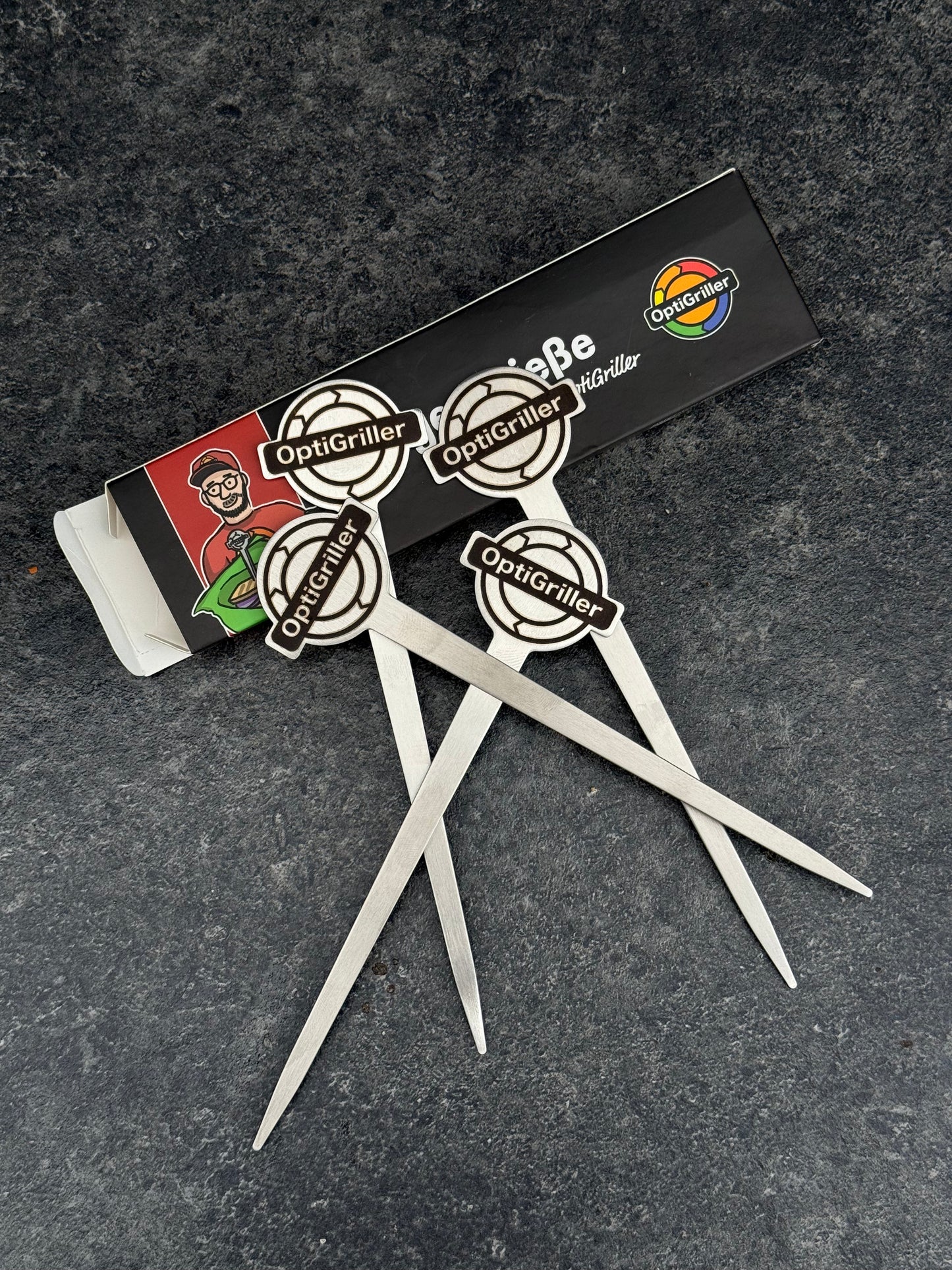 OptiGriller Burgerspieße 4er-Set