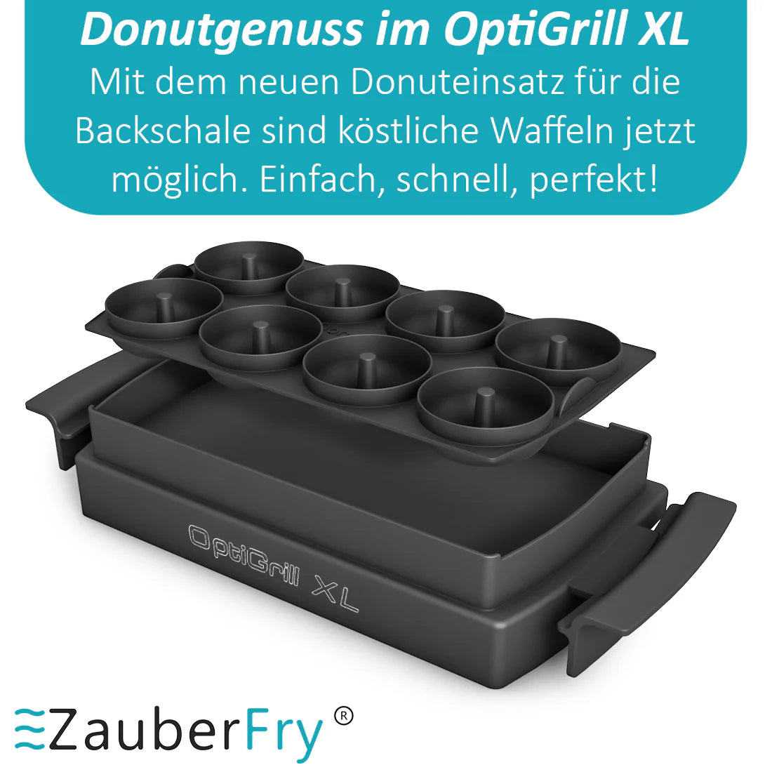 Donuteinsatz XL Backschaleneinsatz aus Silikon