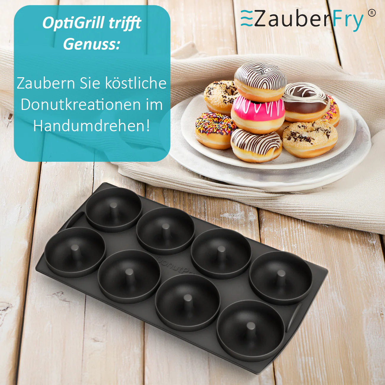 Donuteinsatz XL Backschaleneinsatz aus Silikon