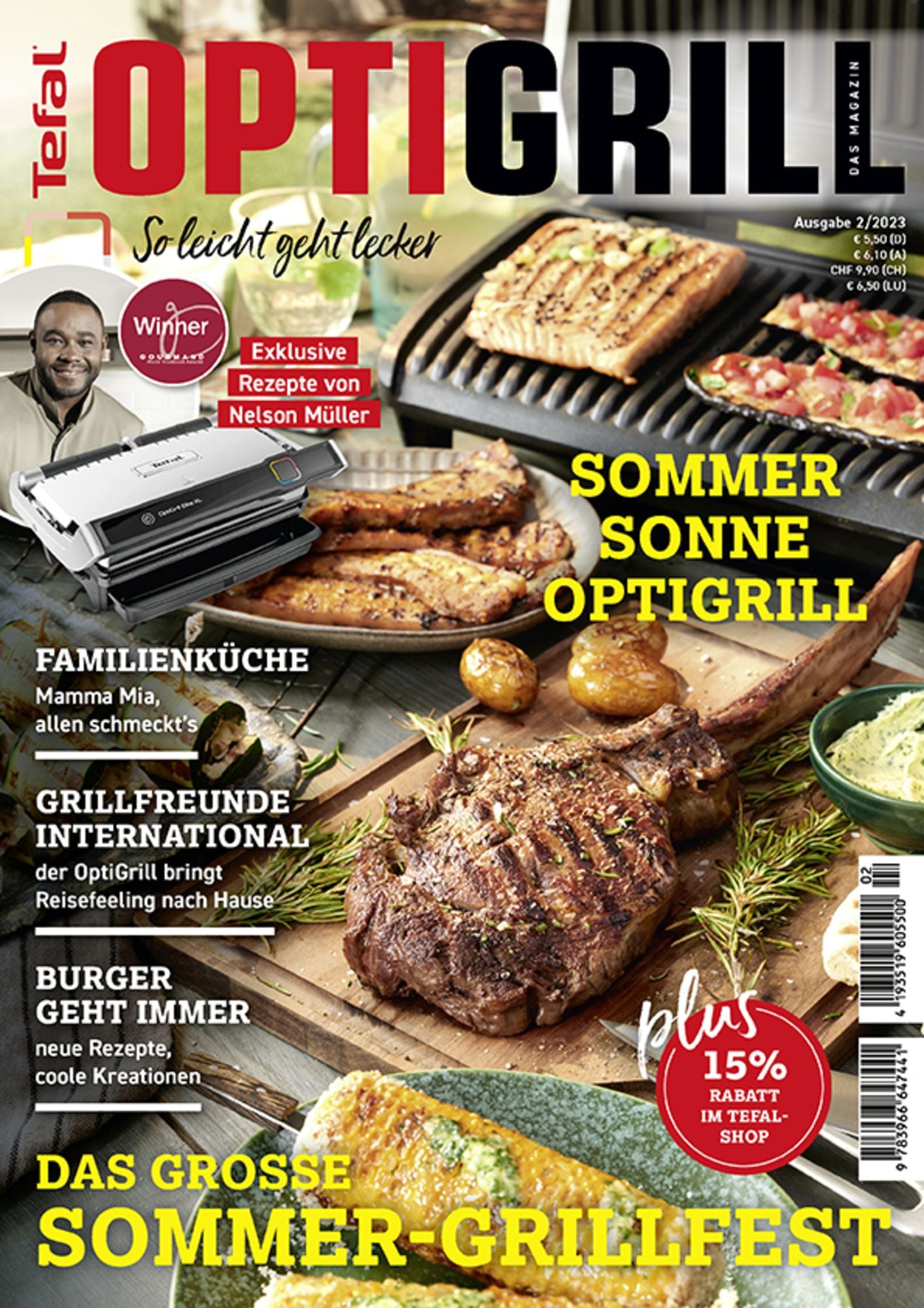 Das OptiGrill Magazin Ausgabe 2-2023 (Juni) - Sommer-Grillfest – optigriller
