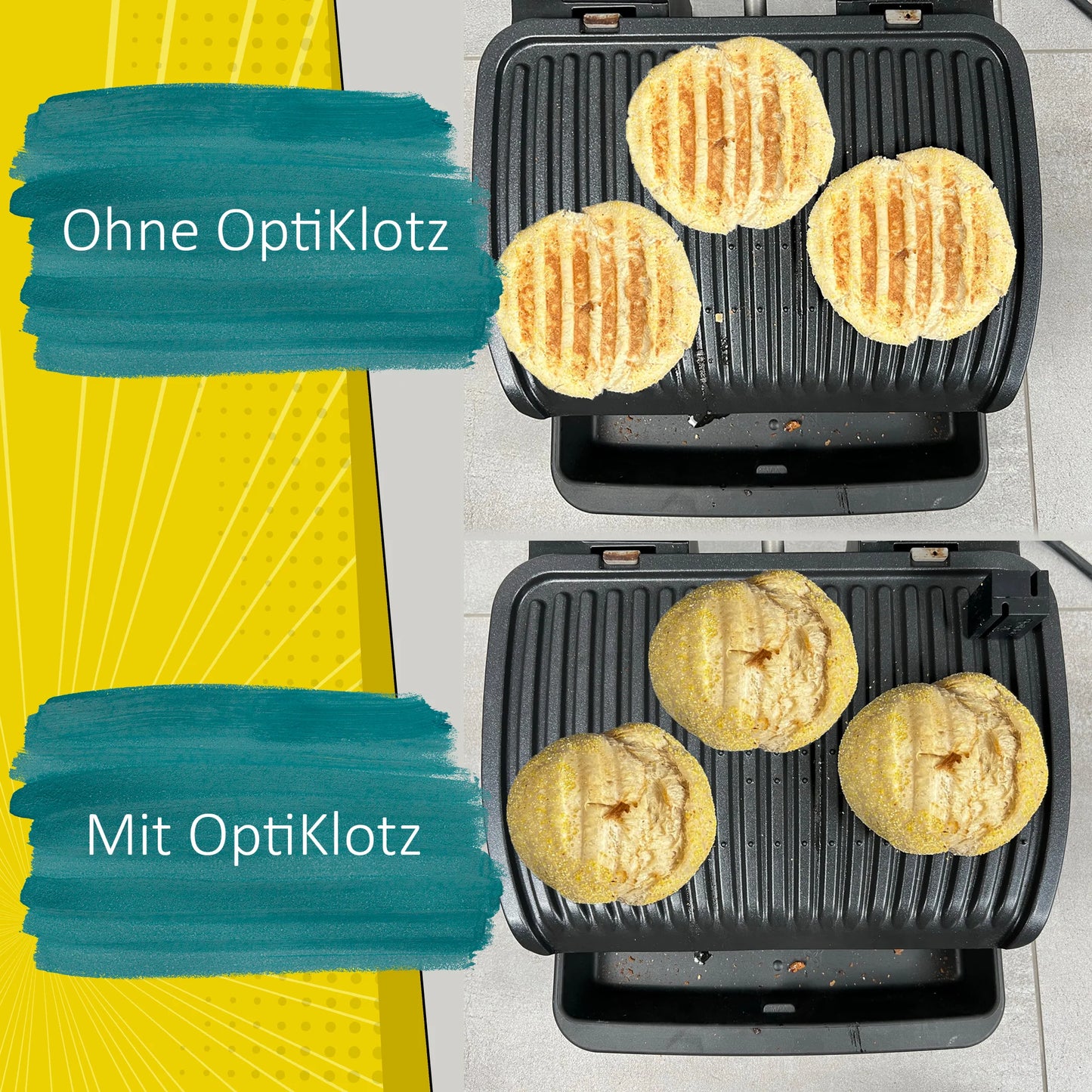 OptiKlotz - Abstandshalter aus Lebensmittelechtem Silikon