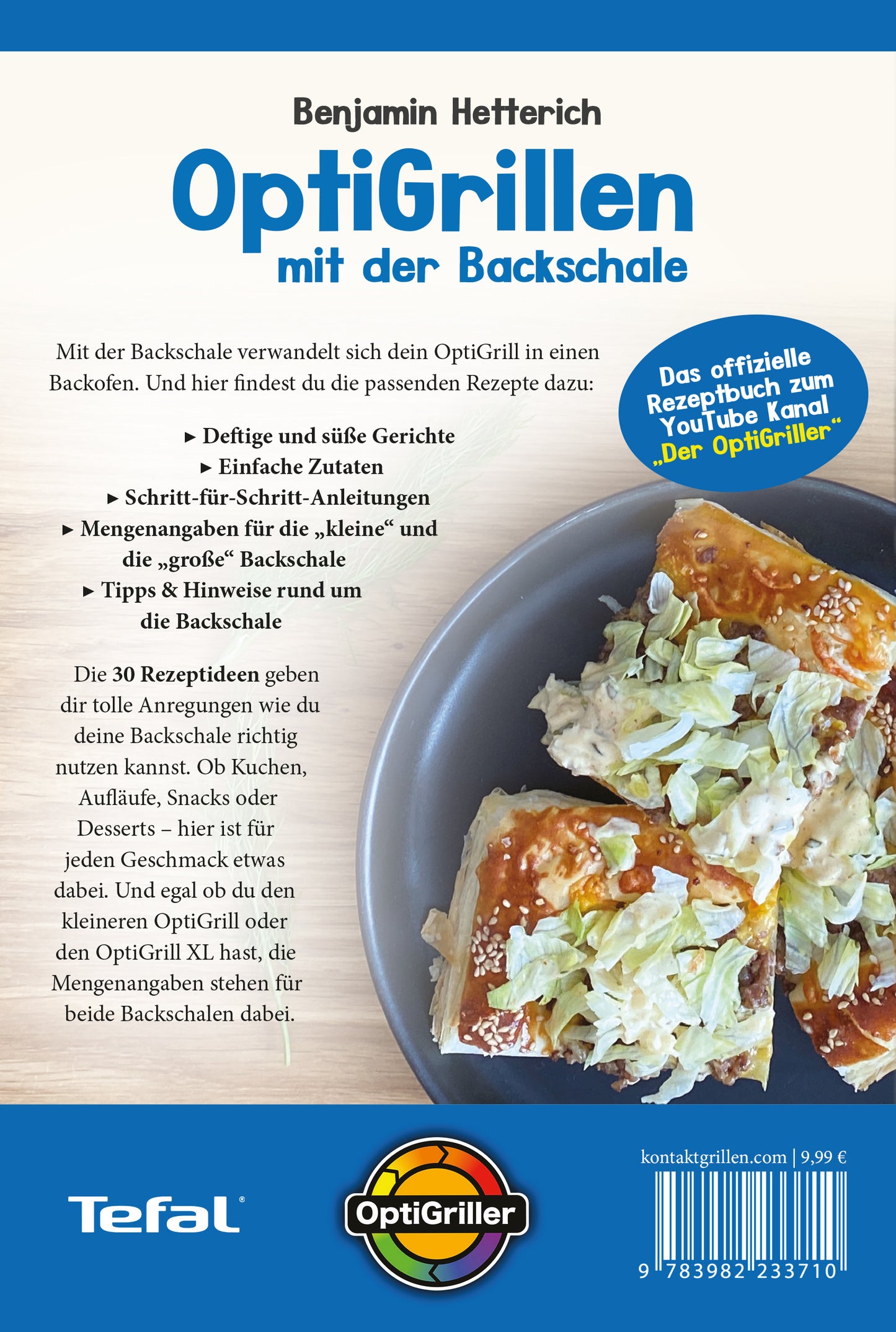 OptiGrillen mit der Backschale - Band 1
