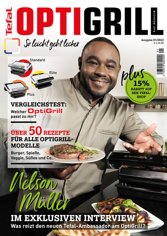 OptiGrill Magazin Ausgabe 1-2022 - Nelson Müller
