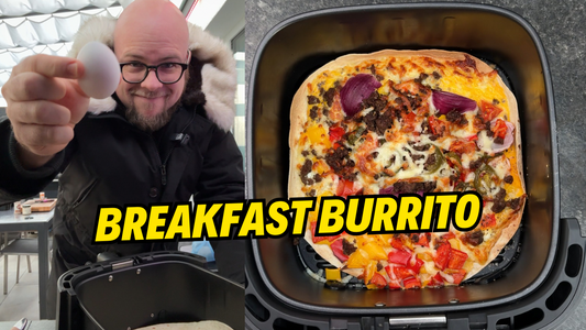 Breakfast Burrito in der Heißluftfritteuse