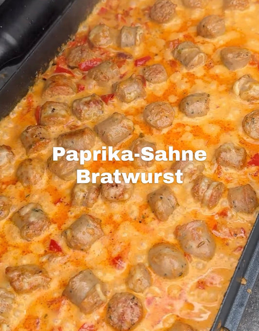 Paprika Sahne Bratwurst Onepot