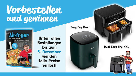 Mein Rezeptbuch zur Heißluftfritteuse - Vorbestellung gestartet