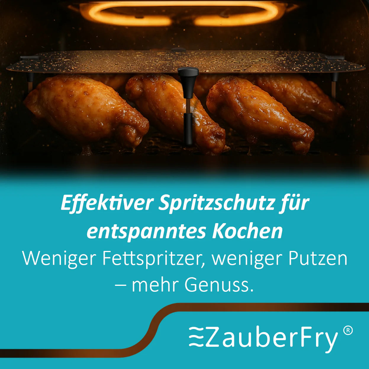 Spritzschutz kompatibel mit Tefal Easy Fry XL Surface