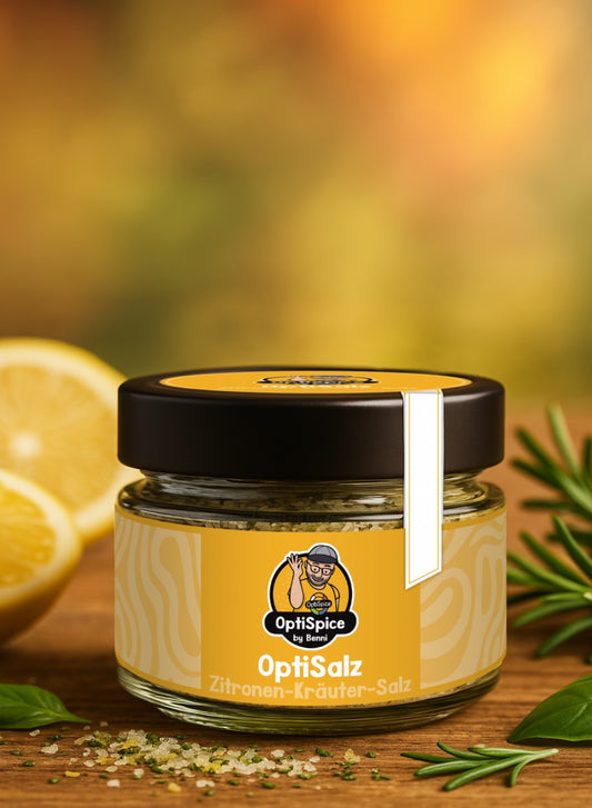 OptiSalz – Fleur de Sel mit naturreinem Zitronenöl