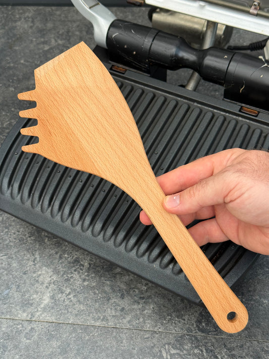 OptiSpatel® | Pfannenwender aus Buchenholz für Tefal OptiGrill & OptiGrill XL