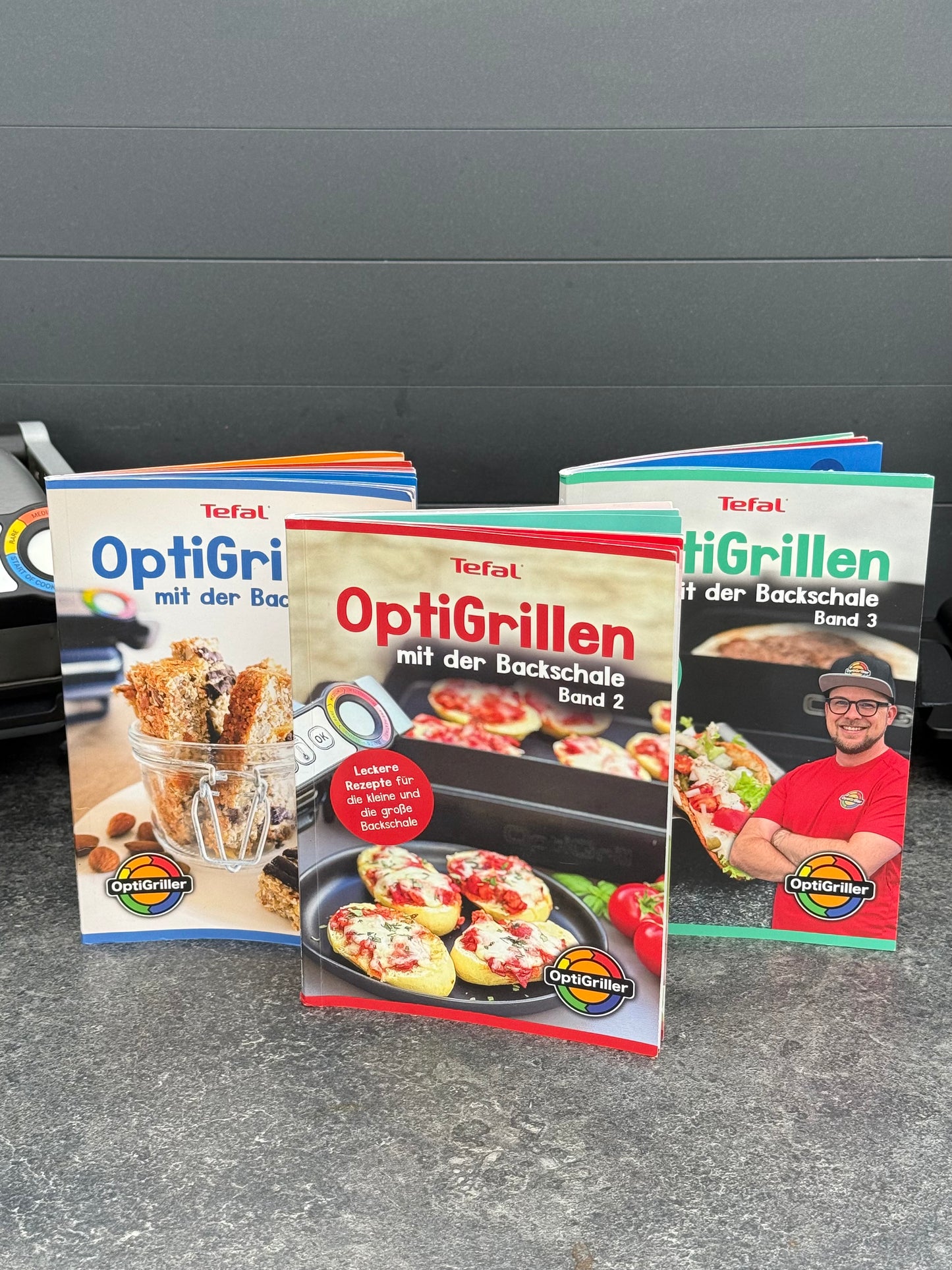 OptiGrillen mit der Backschale Bundle - Band 1-3