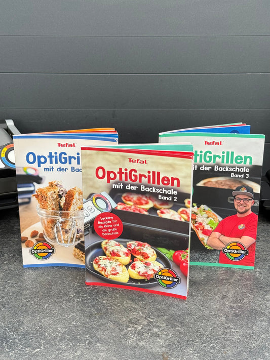 OptiGrillen mit der Backschale Bundle - Band 1-3